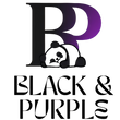  Black and purple