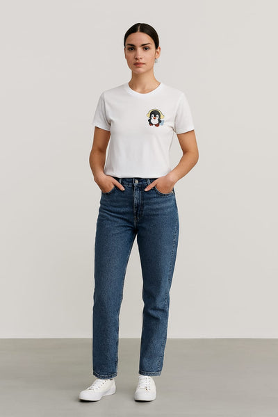 Penguin Painted Premium Quality T Shirt