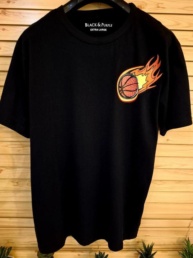 BasketBall painted Premium Quality Tee